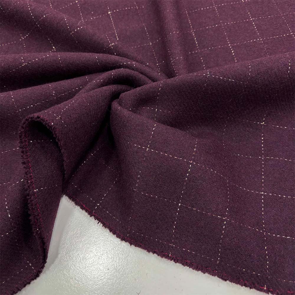 Kareli Flanel Kumaş Vişne Çürüğü Kareli Flanel Kumaş Vişne Çürüğü