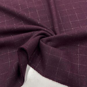 Kareli Flanel Kumaş Vişne Çürüğü