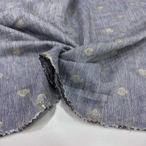 Şantuk Keten Kumaş Mavi