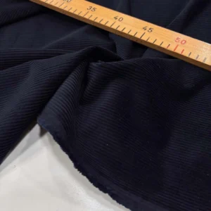 Cosserat Fransız Fitilli Kadife Kumaş Lacivert