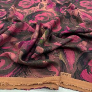 Desenli Belmando Viskon Kumaş