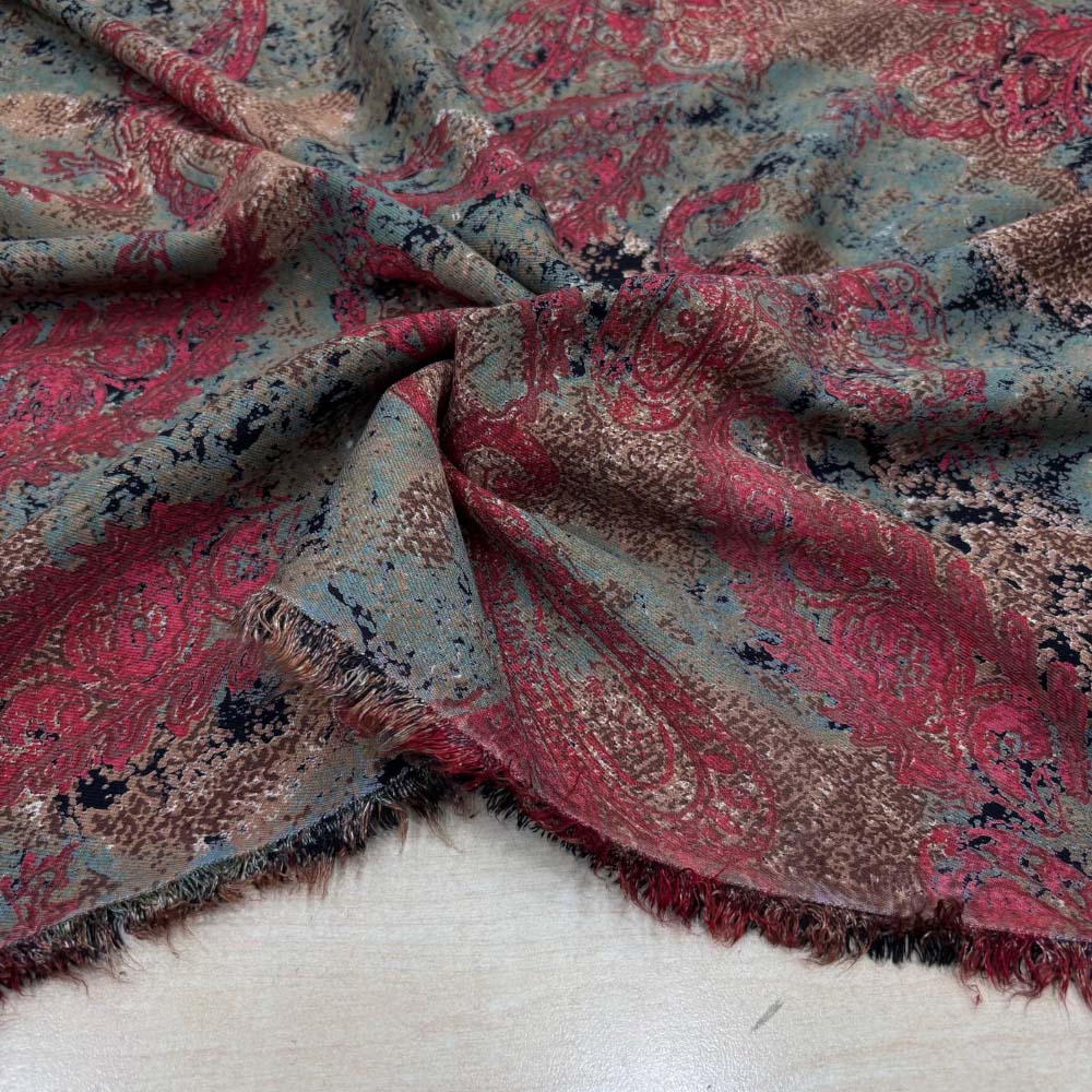 Desenli Belmando Viskon Kumaş Desenli Belmando Viskon Kumaş