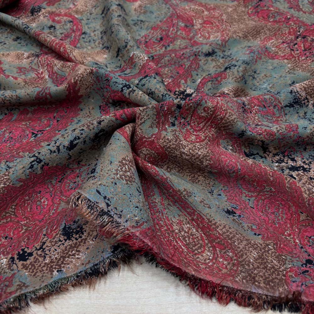 Desenli Belmando Viskon Kumaş Desenli Belmando Viskon Kumaş