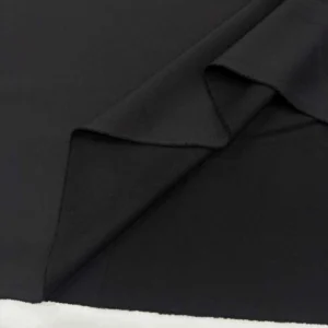 Dökümlü Çelik Penye Kumaş Siyah