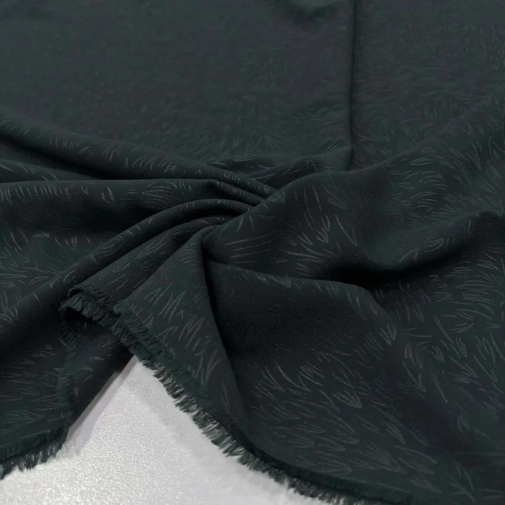 Kendinden Desenli Medine İpeği Kumaş Petrol Kendinden Desenli Medine İpeği Kumaş Petrol