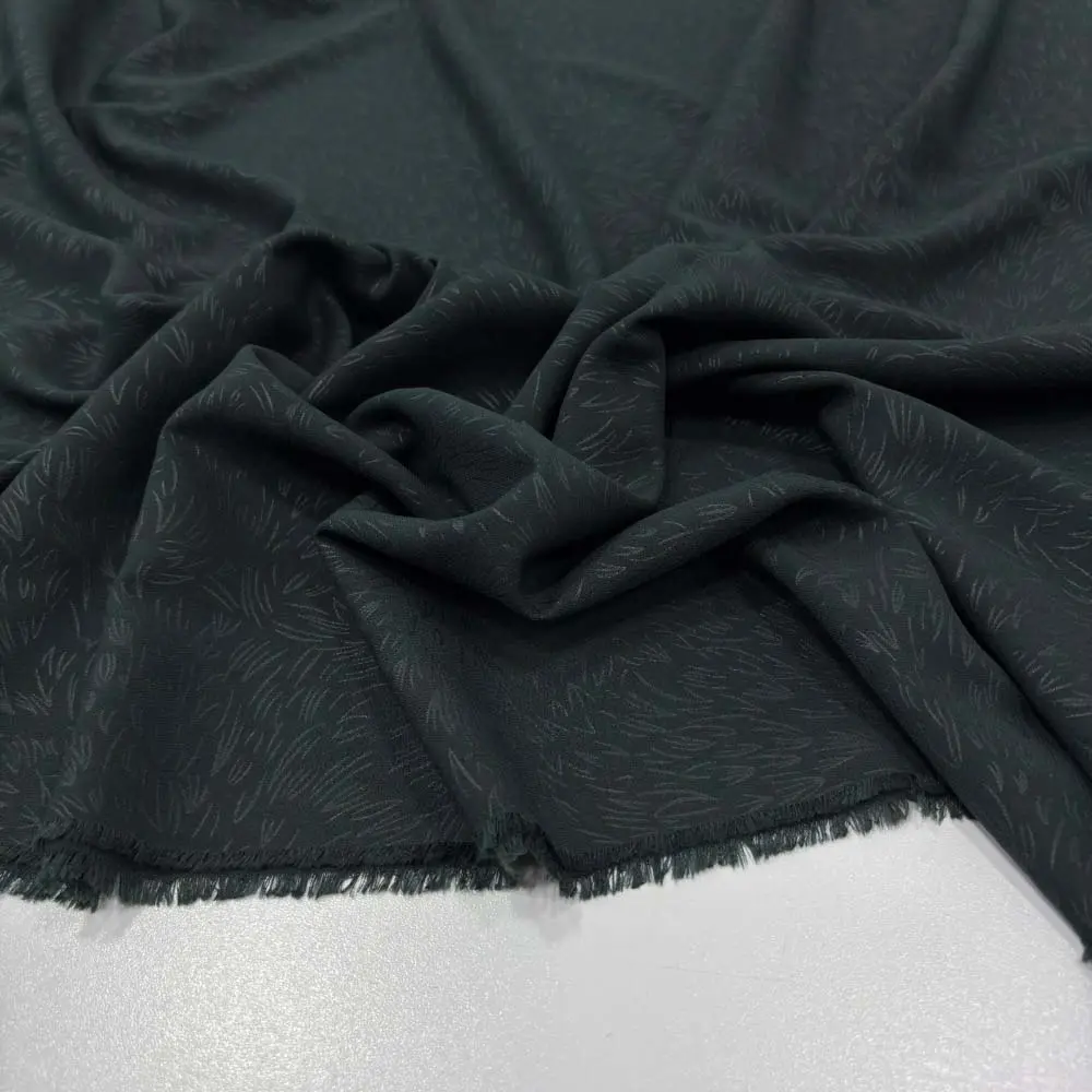 Kendinden Desenli Medine İpeği Kumaş Petrol Kendinden Desenli Medine İpeği Kumaş Petrol