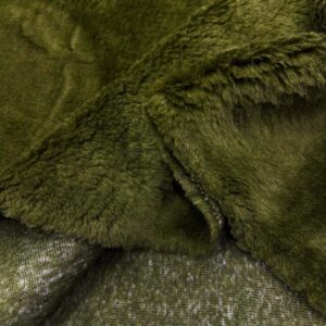 Peluş Kumaş Haki Yeşili