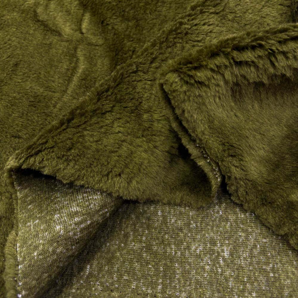 Peluş Kumaş Haki Yeşili Peluş Kumaş Haki Yeşili