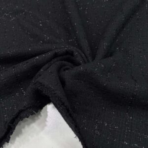 Simli Şanel Kumaş Siyah Simli Şanel Kumaş Siyah