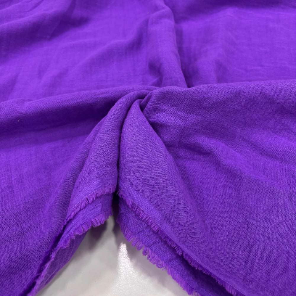 Çift Kat Müslin Kumaş Mor Çift Kat Müslin Kumaş Mor