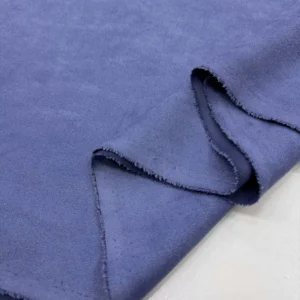 Dalgıç Süet Kumaş İndigo Mavi