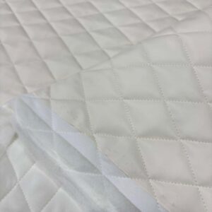 Deri Kapitone Kumaş Kırık Beyaz