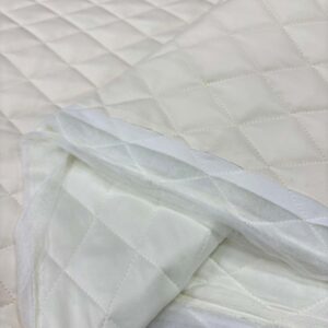 Deri Kapitone Kumaş Kırık Beyaz