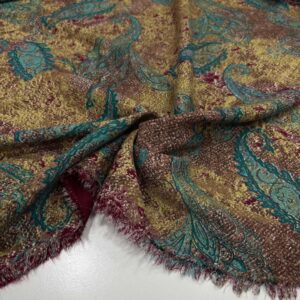 Desenli Belmando Viskon Kumaş