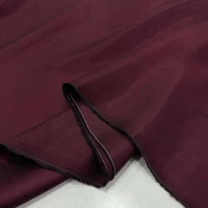 Desenli İpek Astar Kumaş Bordo