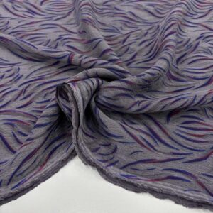 Desenli İpek Cupra Kumaş