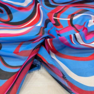 Desenli Şifon Kumaş