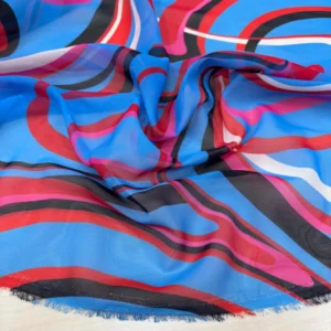 Desenli Şifon Kumaş