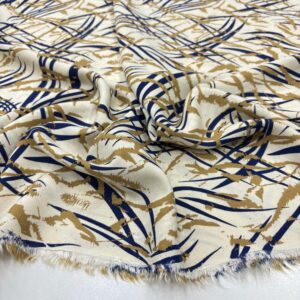 Desenli Viskon Kumaş