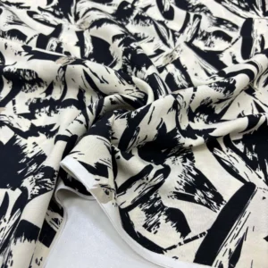 Desenli Viskon Kumaş