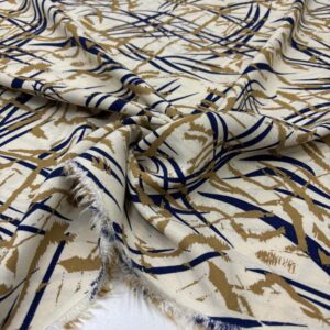 Desenli Viskon Kumaş