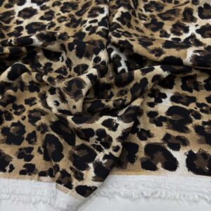 Desenli Viskon Kumaş