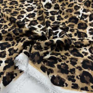 Desenli Viskon Kumaş