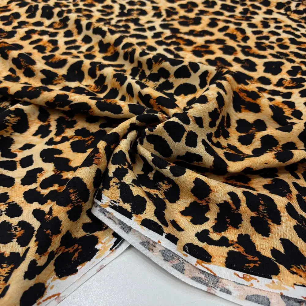 Desenli Viskon Kumaş