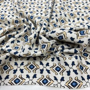 Desenli Viskon Kumaş