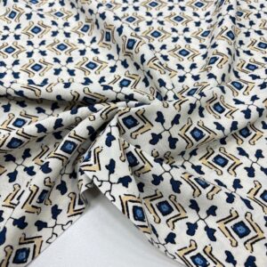 Desenli Viskon Kumaş