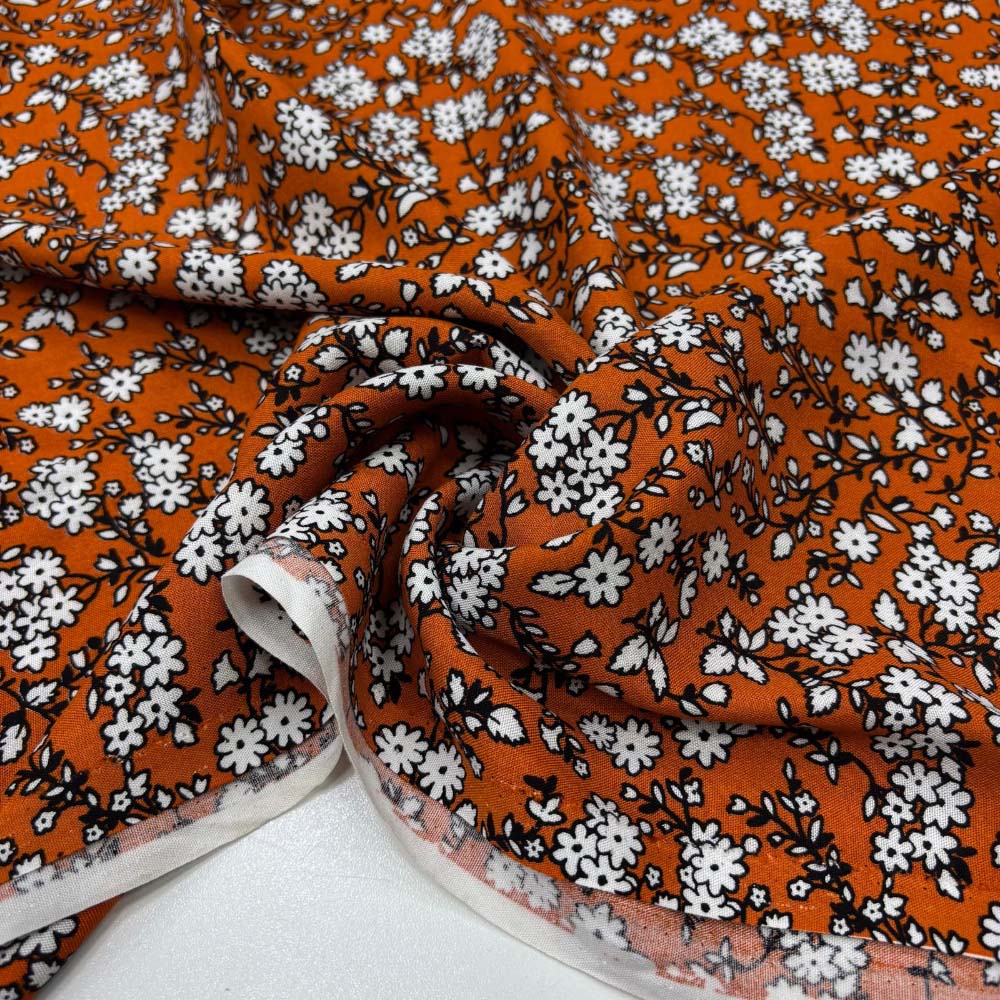 Desenli Viskon Kumaş Desenli Viskon Kumaş