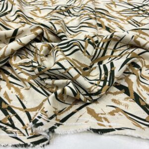 Desenli Viskon Kumaş