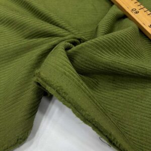 Fitilli Kadife Kumaş Yeşil