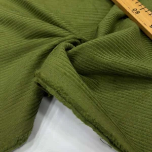Fitilli Kadife Kumaş Yeşil