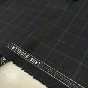 İtaly Lane Bugella Yün Ekose Flanel Kumaş