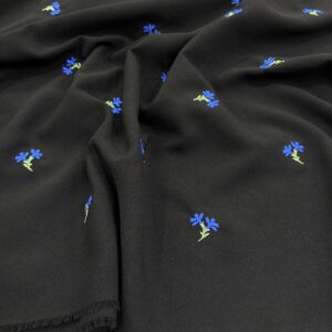 Nakışlı Krep Kumaş