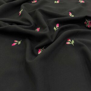 Nakışlı Krep Kumaş