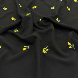 Nakışlı Krep Kumaş