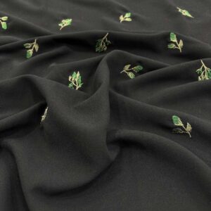 Nakışlı Krep Kumaş