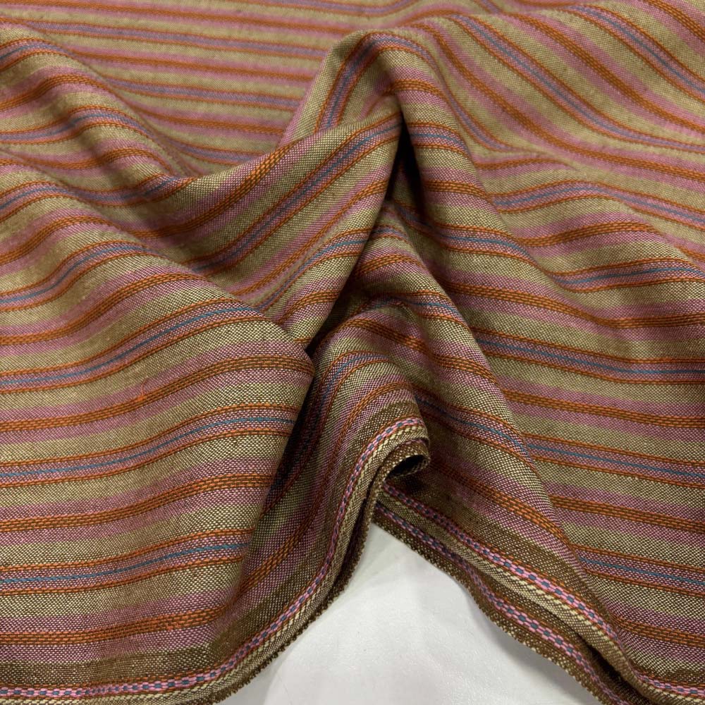 Çizgili Ham Keten Kumaş Çizgili Ham Keten Kumaş