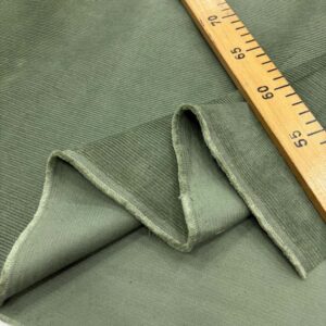 Fitilli Kadife Kumaş Açık Haki