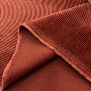 Fitilli Kadife Kumaş Kiremit Fitilli Kadife Kumaş Kiremit