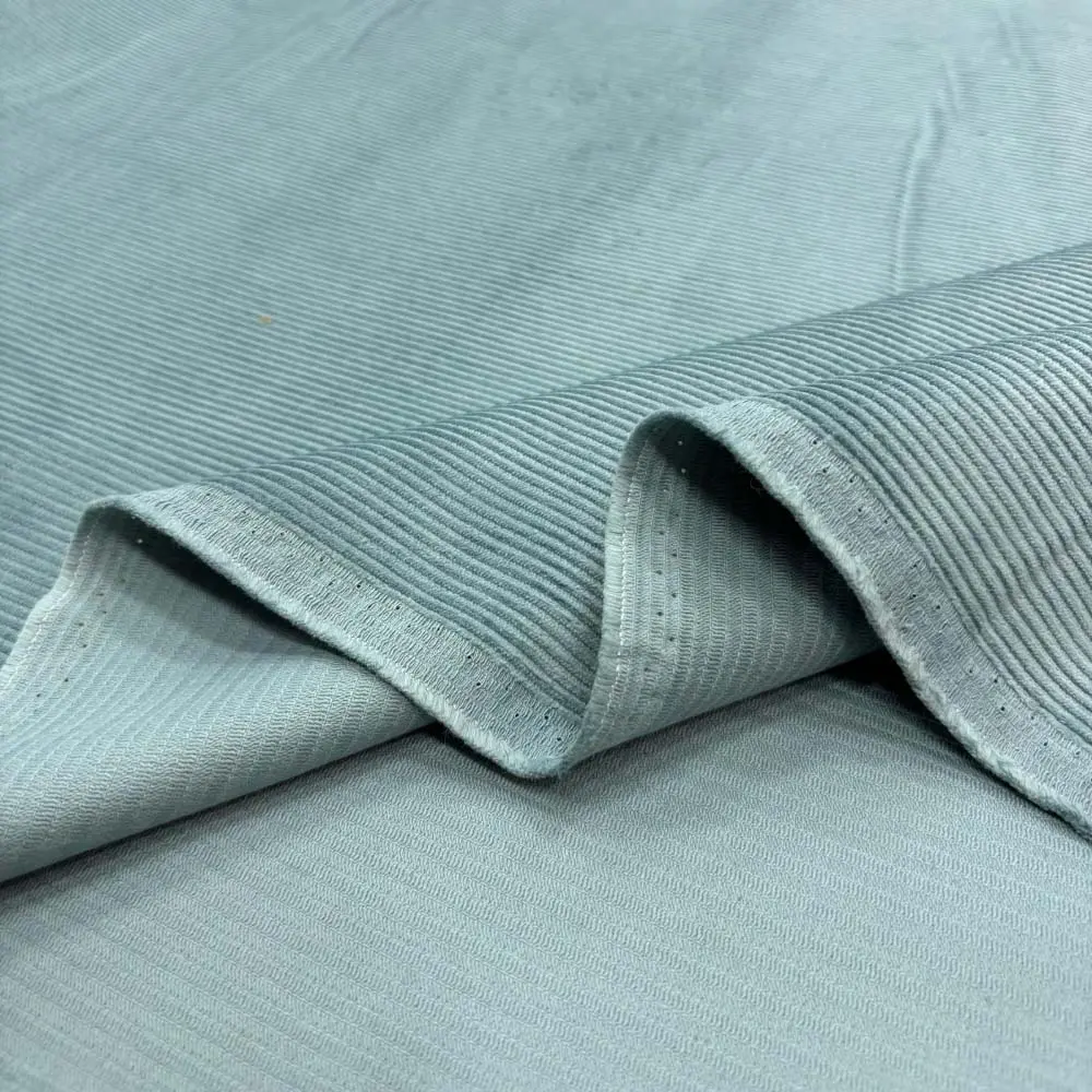 Fitilli Kadife Kumaş Mavi Fitilli Kadife Kumaş Mavi