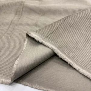 Fitilli Kadife Kumaş Taş Rengi