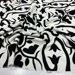 Desenli Viskon Kumaş