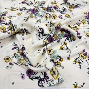 Desenli Viskon Kumaş