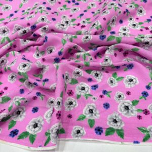 Desenli Viskon Kumaş