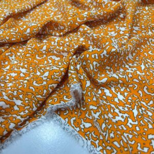 Desenli Viskon Kumaş