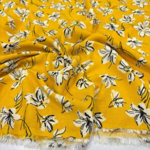 Desenli Viskon Kumaş