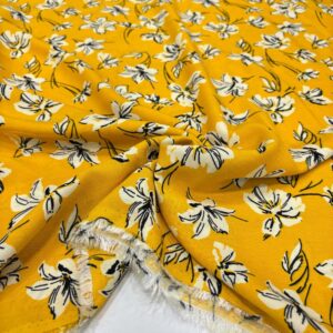 Desenli Viskon Kumaş